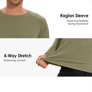 Manufactur <b>Compression</b> <b>Shirt</b> Men Fitness Gym Sport Running Rash Guard Quick Dry Breathable Soft Performance Rash Guard for Mens - Product Image 5
