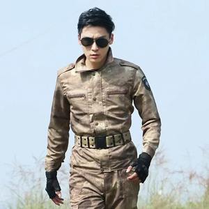 เครื่องแบบยุทธวิธีลายพรางกางเกงทำงานระบายอากาศพร้อมแผ่นรองเข่าระบายอากาศได้ชุดผ้าทอพิมพ์ลายพรางของคุณเอง - Product Image 4