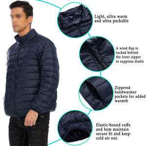 Chaqueta acolchada de manga larga para hombre, prenda de vestir de alta calidad, estilo clásico, OEM, para hacer deporte, para invierno - Product Image 5