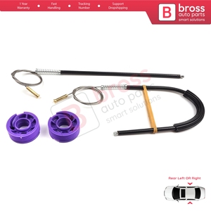 Kit de réparation de lève-vitre arrière gauche ou droit BWR5039 pour A3 S3 MK3 8V 2012-2021 4/5 portes 8V4839461 8V4839462 - Product Image 2