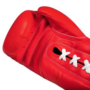 Gants de boxe en cuir de vachette doré de haute qualité, fermeture à lacets sur toute la longueur des doigts, équipement d'entraînement et de boxe, nouvelle arrivée premium - Product Image 5