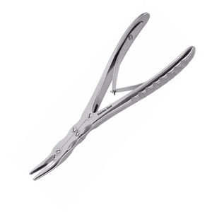 Medic Instrument Chirurgical Beyer Os Rongeurs 2mm 15cm Double Action Courbé Allemand En Acier Inoxydable Manuel CE Certifié Forceps - Product Image 3
