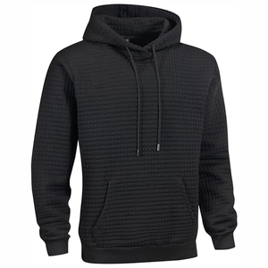 Sweat à capuche personnalisé pour homme et femme 2026, sweat à capuche d'hiver, 100% coton, motif uni, manches longues, chaud et confortable - Product Image 2