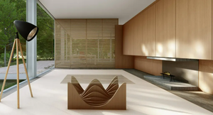 Kalatri Table basse paramétrique contemporaine au design unique, amovible, lavable et légère, pour décoration intérieure moderne - Product Image 2