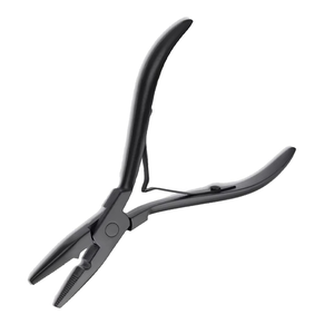 Black Professional Heavy-Duty Stainless Steel Hair Extension <b>Plier</b> Premium Quality with Silicon Grip Hair Extension <b>Tool</b> - Product Image 5
