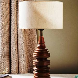 Lampe de table en bois sans abat-jour PRODUIT DE VENTE CHAUDE Lampe de table en bois ARTISANAT - Product Image 1