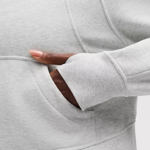 เสื้อฮู้ดดี้ผู้หญิงคุณภาพสูง เนื้อผ้าหนานุ่ม สวมใส่สบาย ทรงหลวม โอเวอร์ไซส์ ปลายแขนเสื้อแบบริบยืดหยุ่น เหมาะสำหรับฤดูใบไม้ร่วงและฤดูหนาว - Product Image 6