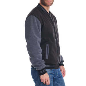 Veste universitaire pour homme, style streetwear, veste de baseball personnalisée tendance - Product Image 3