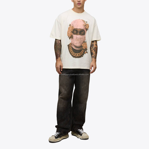 T-shirt personnalisé pour homme, fabrication directe d'usine, 100% coton, manches longues, col rond, impression numérique, écologique, séchage rapide, respirant, haute qualité - Product Image 2