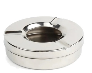 ที่เขี่ยบุหรี่สแตนเลสขนาดเล็กสำหรับงานสวนกลางแจ้งแบบพกพาพกพาสะดวกบาร์รับประทานอาหารห้องครัวห้องนั่งเล่นสำหรับซิการ์ - Product Image 4