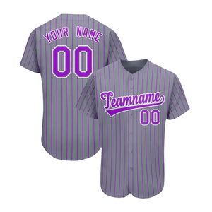 Baseball Uniform Custom Fit Breathable Printed 100% Polyester OEM Customized Logo Design Your Own - Product Image 6