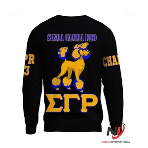 เสื้อสเวตเตอร์บล็อกสี100% ด้านหน้าของวิทยาลัยผ้าคอตตอนพิมพ์ลายแกมม่าแกมมาโรม่าสโมสร - Product Image 5