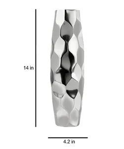 แจกันอลูมิเนียมหล่อในร่มคุณภาพสูงแจกันคุณภาพดีสำหรับงานแต่งงานบ้านห้องนั่งเล่นสไตล์โมเดิร์น - Product Image 6