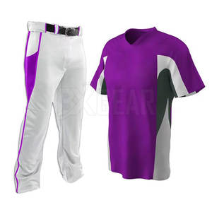 Uniforme de béisbol hecho en fábrica para hombres Tela ligera y duradera Fácil de mantener Adecuado para entrenamiento - Product Image 1