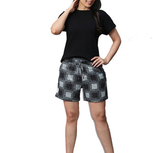 Shorts décontractés imperméables et respirants pour femmes, 100 % coton, écologiques, avec logo personnalisé, en promotion - Product Image 1
