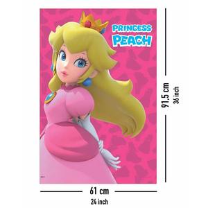 Póster de Estilo Moderno de Super Mario, Diseño de Papel para Celebración de Cumpleaños de la Princesa Peach - Product Image 4