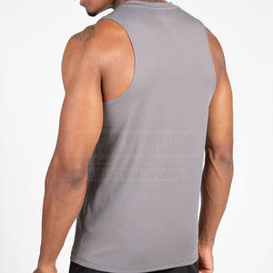 Camiseta sin mangas de gimnasio de secado rápido para hombre con gráficos para gimnasio y ejercicio Camiseta sin mangas de gimnasio para culturismo - Product Image 4