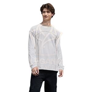 Bon Fournisseur, Forte Demande : T-shirt Homme à Manches Longues, Coupe Slim Élégante, Couleur Blanche, pour Tenue Décontractée Extérieure - Product Image 5