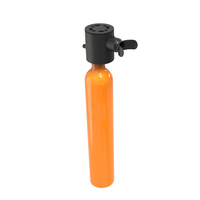 Mini Kegerator con Tanque de CO2 de 0.5L, 0.67kg, Aleación de Aluminio, 1800psi, Presión Ajustable, Válvula CGA 320, Certificado CE, Portátil