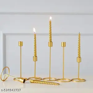 Portavelas multibrazo para bodas y eventos de lujo para decoración de bodas a un precio asequible de la India - Product Image 3