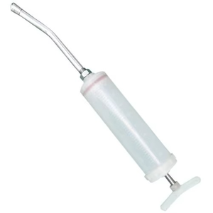 Jeringa Doble Reutilizable de Acero Inoxidable para Odontología Equina Veterinaria, Dosificador para Caballos, con Boquilla de 250ml/400ml - Product Image 3