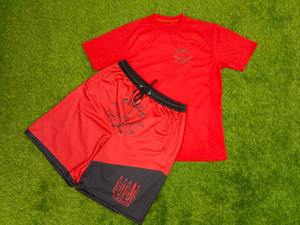 Conjunto corto de ropa de calle personalizada OEM, chándal de algodón con estampado gráfico, conjunto de camisa y pantalones cortos de verano para hombre, algodón transpirable - Product Image 4