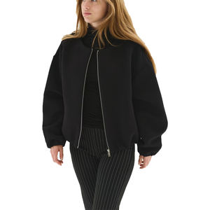 Sudaderas Unisex de Algodón, Elegantes y Cómodas, Ropa Casual para Mujer, Atuendos Diarios, Venta al por Mayor, Top con Cuello Alto - Product Image 4