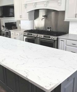 Soon Ceramic Custom Modern Quartz Stone Countertop Slab From Gujarat for Kitchen Bathroom Vanity at Competitive Wholesale Price - Product Image 2