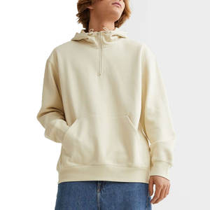 Sweat-shirts à capuche pour hommes en coton 100% de qualité supérieure, vêtements de rue, sweat-shirt à capuche lourd avec impression en relief - Product Image 1