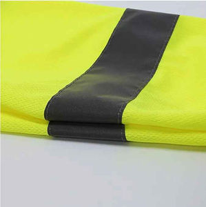 2025 ODM Camisa de trabajo de cuello redondo de alta visibilidad para hombres por encargo Camisa de buena calidad de manga completa reflectante de seguridad Hi Vis Shirt - Product Image 4