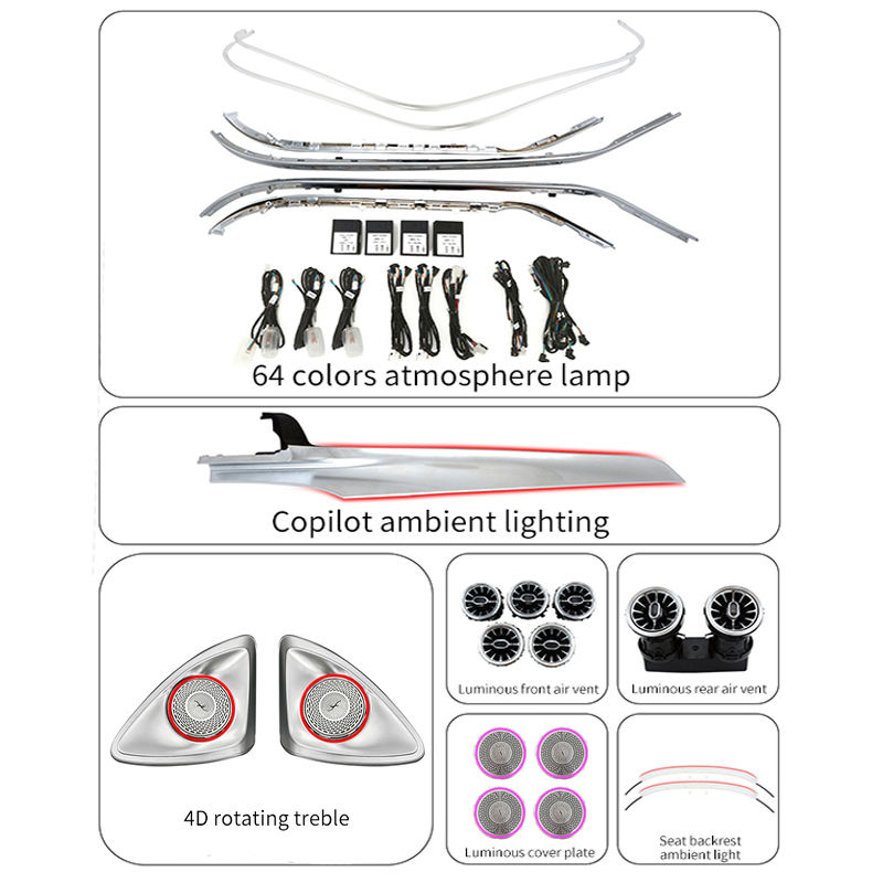 Kits de B (voiture originale sans éclairage ambiant)