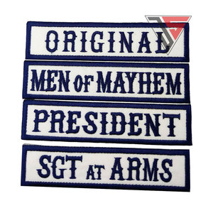 Parches Bordados Personalizados para Motocicleta, Corazón SONS of NARCHY SAMRCO CALIFORNIA MC, Juego de 10 Parches para Chaqueta y Gorra - Product Image 4