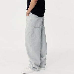 2025 hommes décontracté Denim jean pantalon léger respirant nouveau Style droit moyen vente chaude en gros prix raisonnable OEM - Product Image 2