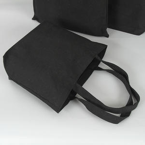 Sac à main en toile personnalisé en gros 2025, sac à bandoulière en toile de coton uni, grand sac fourre-tout en toile personnalisé 23 - Product Image 1