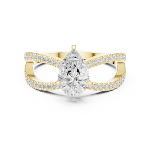 Bague en or lourd 14 carats Collection mariée - Product Image 5