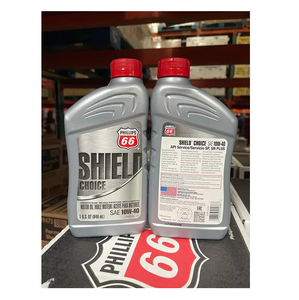 Phillips 66 Shield Choice Excelente protección del motor Aceite de motor de mezcla sintética 10W40 para automóviles y camiones - Product Image 1