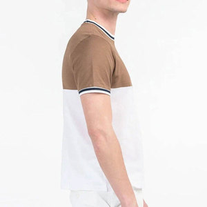 T-shirt basique uni personnalisé 100% coton, col rond, manches courtes, décontracté pour hommes - Product Image 5