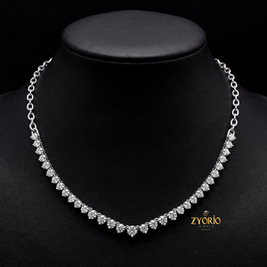 Collar con Colgante de Diamante Cultivado en Laboratorio de Lujo, Plata 925, Oro, Certificado IGI, Joyería Fina Personalizada para Mujer, Fabricante - Product Image 4