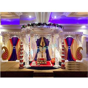 การตั้งค่ารูปสลักคริสตัลแบบเกลียวสำหรับงานแต่งงานที่ทันสมัยการตกแต่งแบบแมนเด็บคริสตัลงานแต่งงานที่สวยงาม - Product Image 1