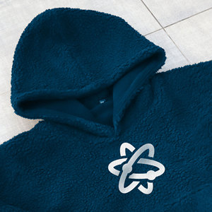 <b>Sherpa</b> <b>Men</b> Ultra Cozy Fleece Embroidered <b>Hoodies</b> Casual Winter Hiking Pullover Closure Custom Printed High Street Style - Product Image 4