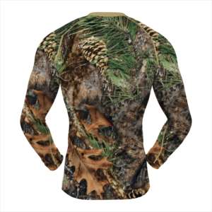Camiseta de Camuflaje Personalizada para Hombre, Marca Real Tree, Transpirable, de Spandex/Poliéster, Manga Larga, para Caza - Product Image 4