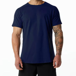 Nouveau design DTF T-shirt pour homme Logo140gsm personnalisé T-shirt sport à manches courtes respirant en polyester pour homme - Product Image 4