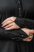 Les femmes musulmanes portent Abaya belle écharpe turque motifs arabes grande taille de haute qualité anti-rides imprimé en relief ethnique