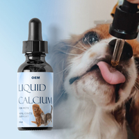 Oem Calcium Liquide Chiens Chats Multivitamine Calcium pour Chiens Fortifié Vitamines a C & D Os Dents Santé Immunitaire Soutien
