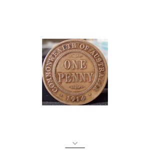 Moneda Australiana Rara de 1914, 720,000 Unidades Fabricadas, Artículo Coleccionable Único para Contadores y Clasificadores de Monedas - Product Image 1