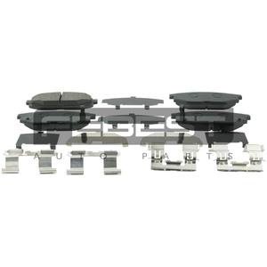 Set pastiglie freno posteriori FEBEST (0801-G12R) - Product Image 1