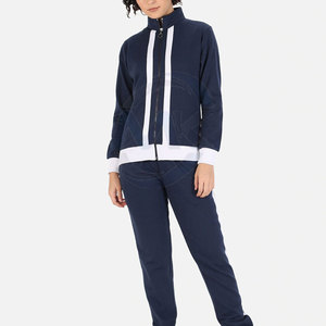 Conjuntos Deportivos de Forro Polar para Mujer, Transpirables, de Secado Rápido, Manga Larga, 100% Algodón, Diseño Liso para Invierno, Venta al Por Mayor - Product Image 5