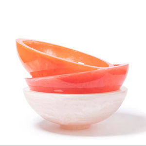 Tazón para Servir Ensaladas de Resina de Alta Calidad, Hecho a Mano, Libre de BPA, Moderno y Lujoso, para Decoración del Hogar y Bodas - Product Image 1