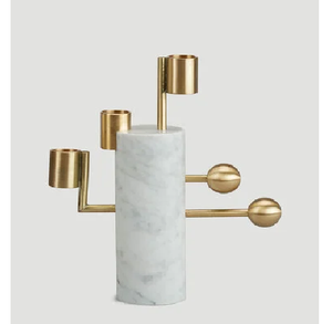 2024 última llegada soporte de vela de aluminio y Metal para decoración del hogar para Navidad precio al por mayor disponible - Product Image 6