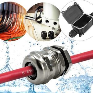 Prensaestopas PG9 de latón de alta calidad con contratuerca, accesorio duradero resistente al agua para cableado eléctrico industrial y gestión de cables - Product Image 2